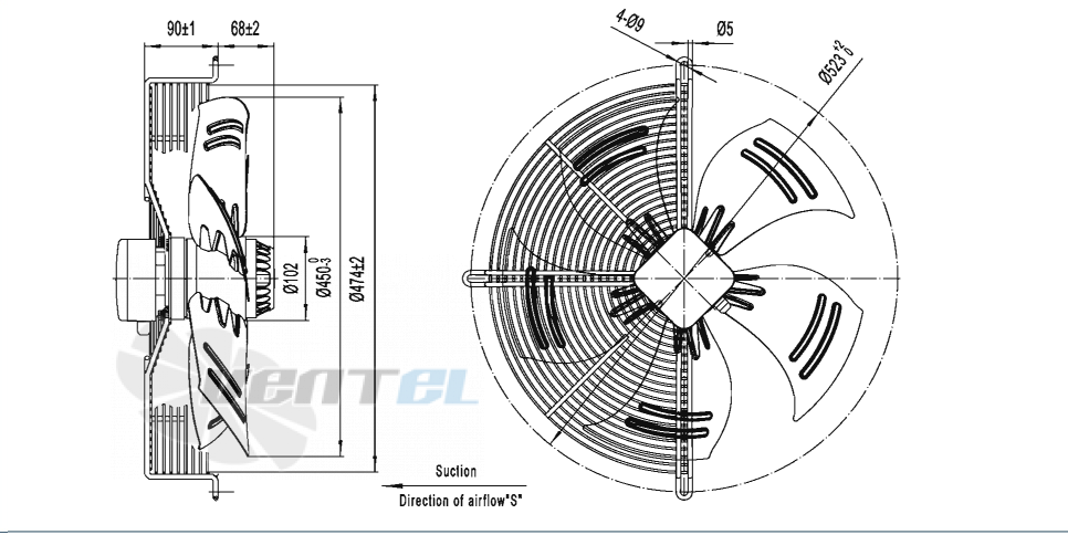 AFL AFL A4E450S-5DM-AN00 0.25 КВТ - описание, технические характеристики, графики