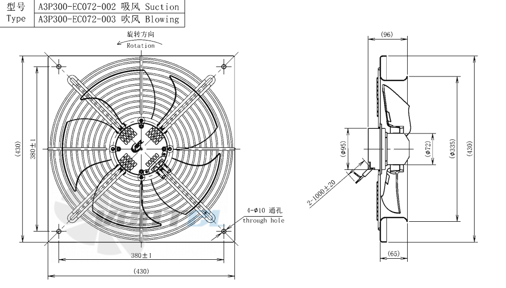 AFL AFL A3P300-EC072-002 - описание, технические характеристики, графики