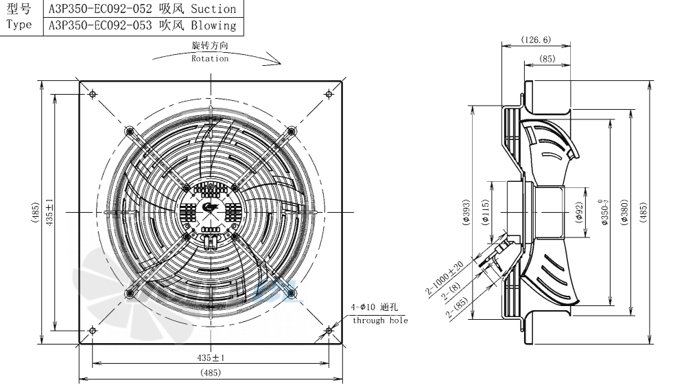 AFL AFL A3P350-EC092-053 - описание, технические характеристики, графики