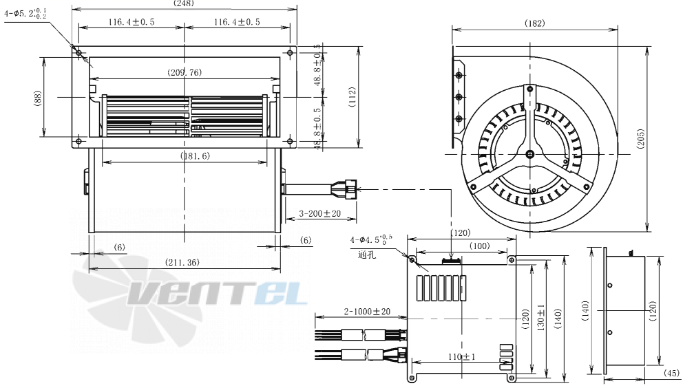 AFL AFL F3P160-EC092-064 - описание, технические характеристики, графики