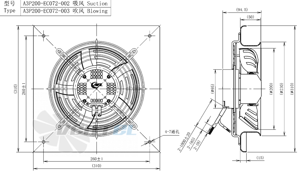 AFL AFL A3P200-EC072-003 - описание, технические характеристики, графики