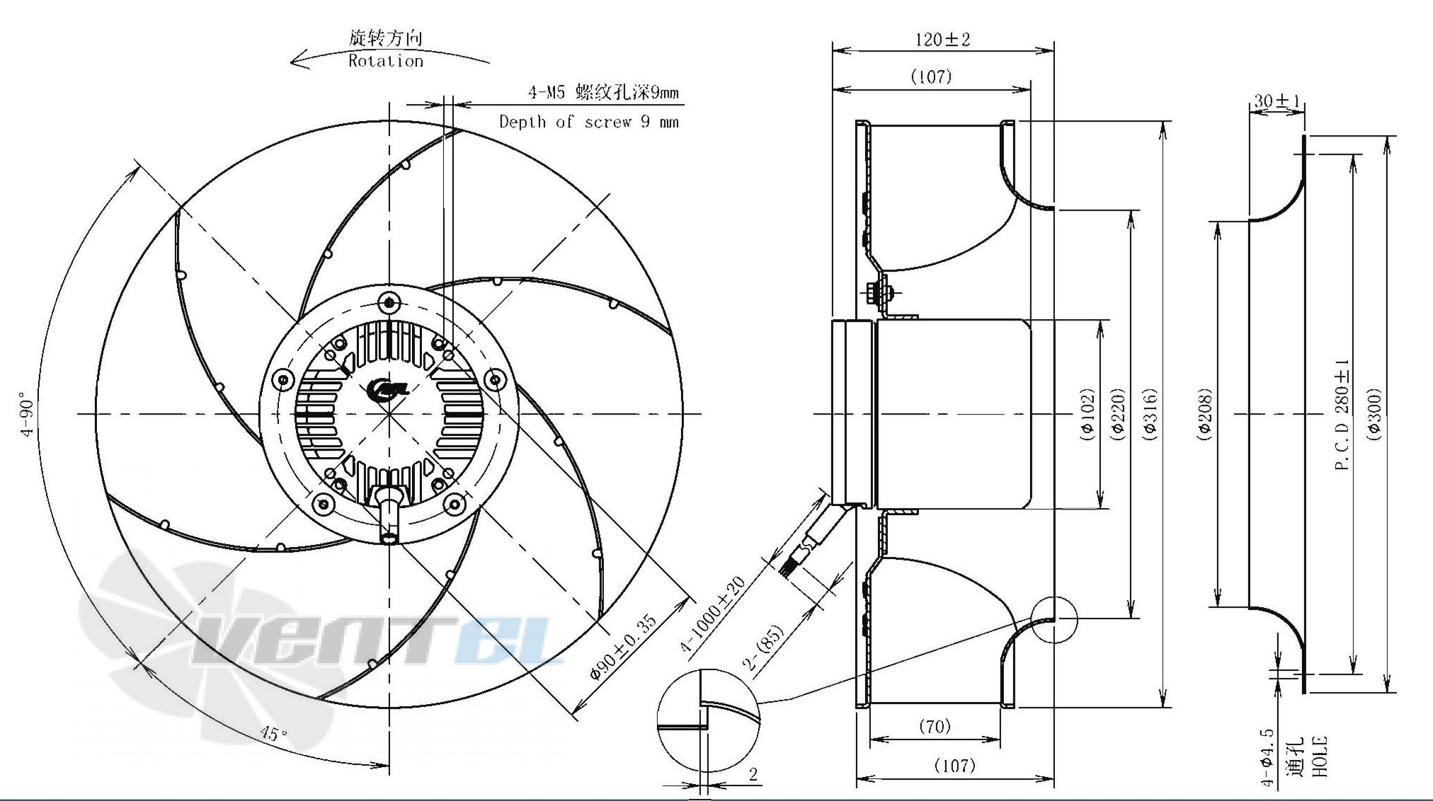 AFL AFL B3P310-DC102-100 - описание, технические характеристики, графики