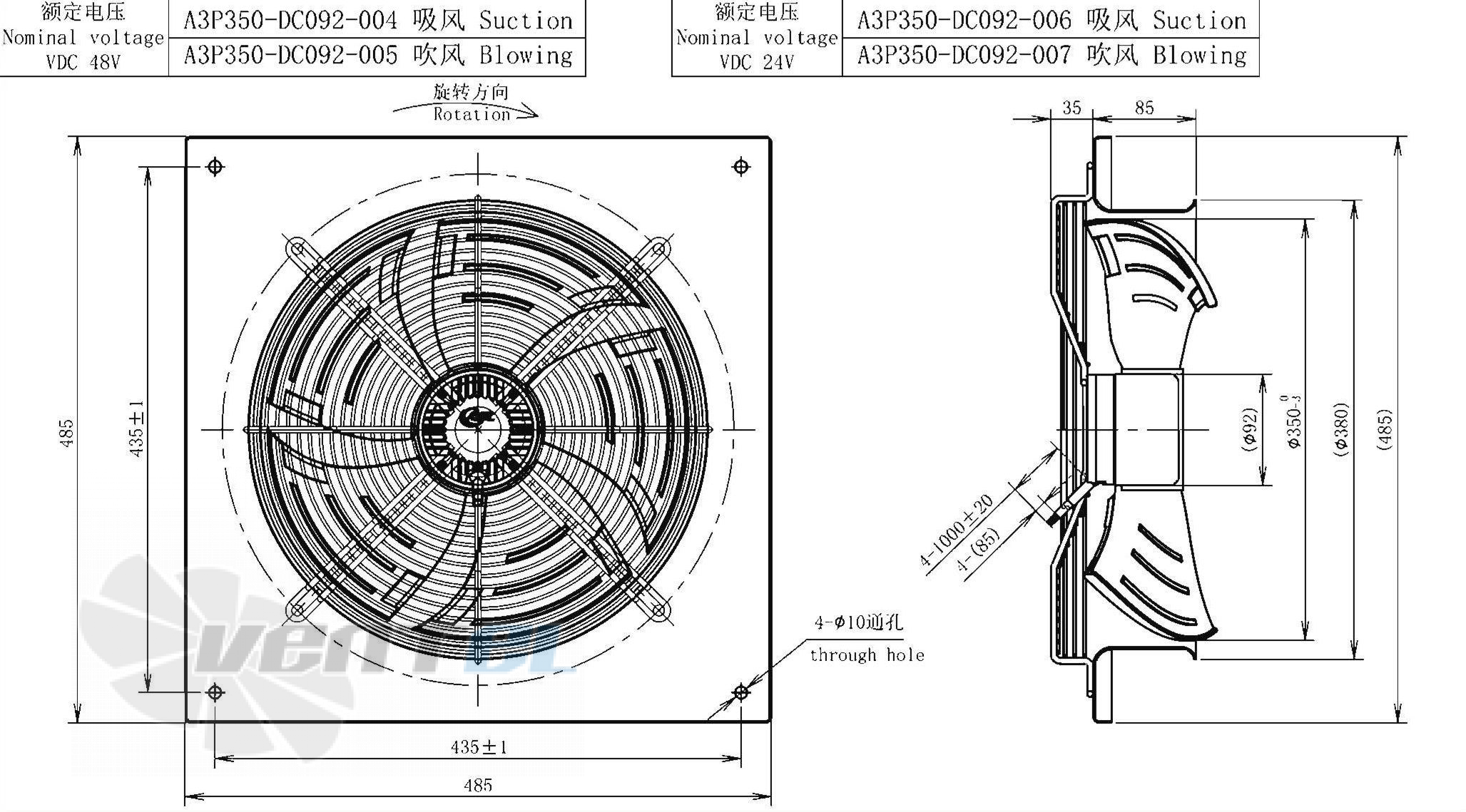 AFL AFL A3P350-DC092-004 - описание, технические характеристики, графики