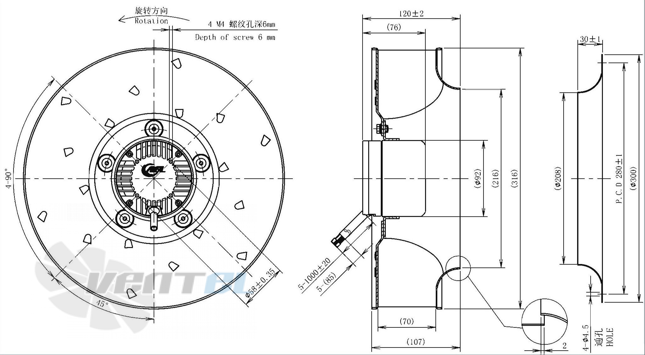 AFL AFL B3P310-DC092-008 - описание, технические характеристики, графики