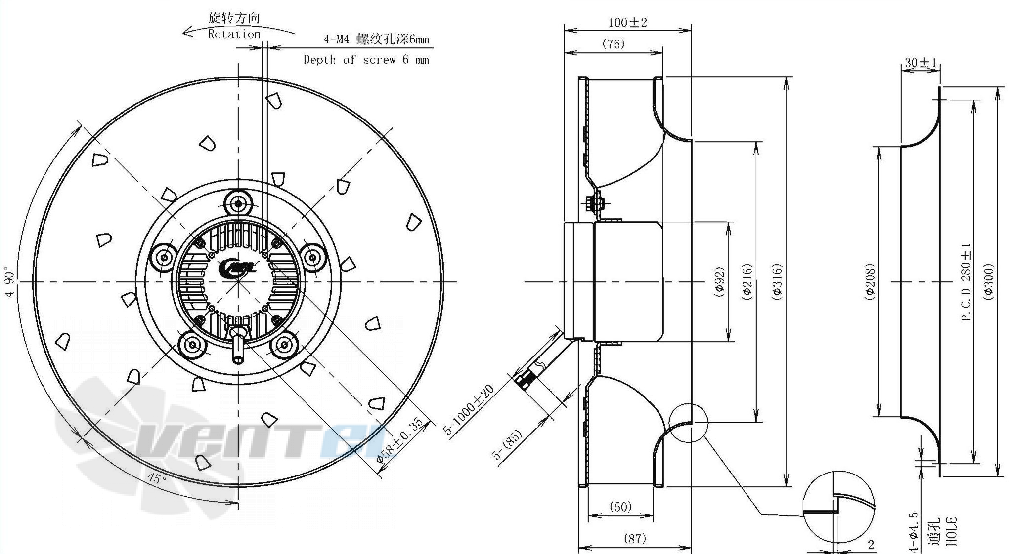 AFL AFL B3P310-DC092-007 - описание, технические характеристики, графики