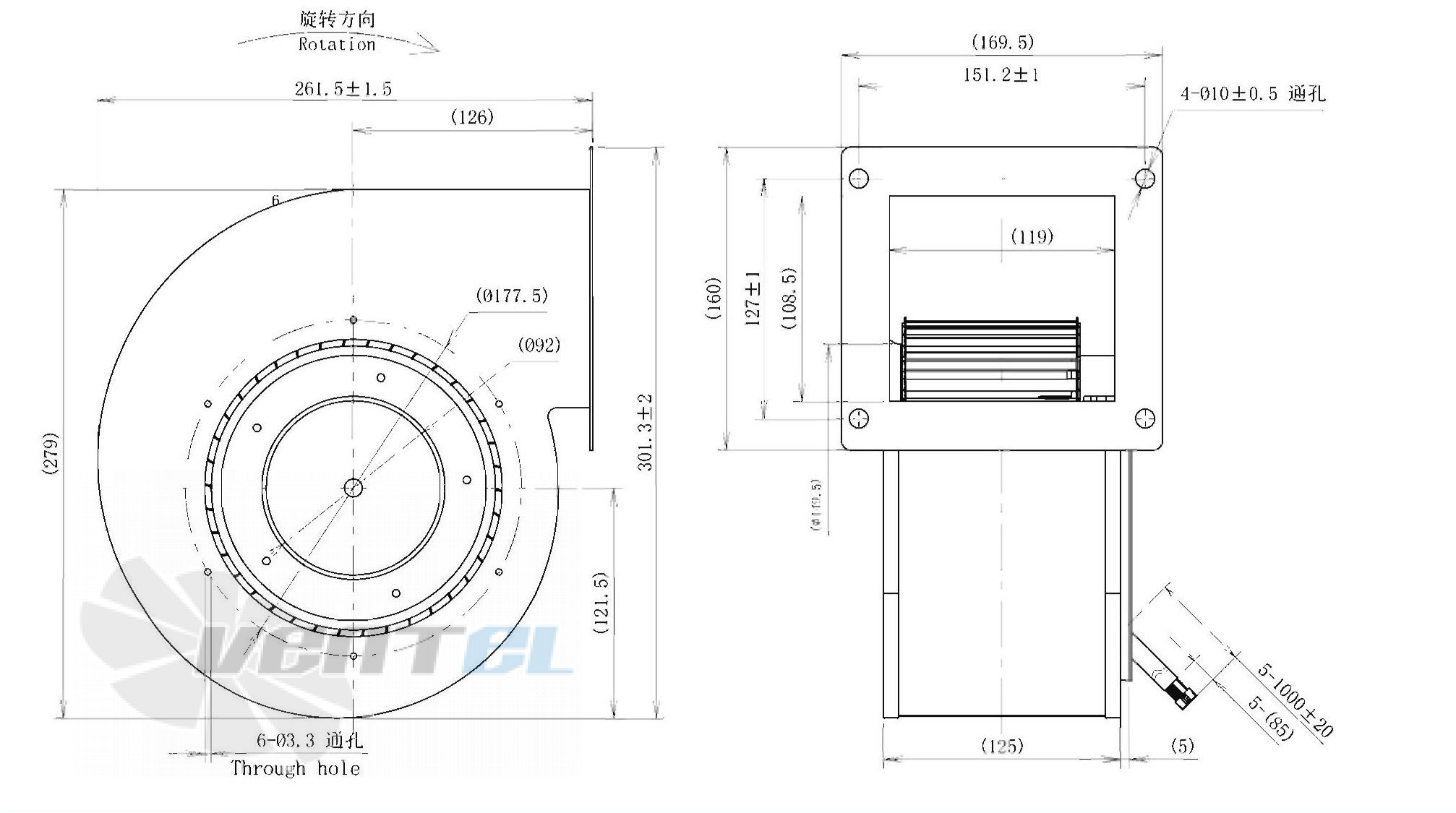 AFL AFL F3P180-DC092-013 - описание, технические характеристики, графики