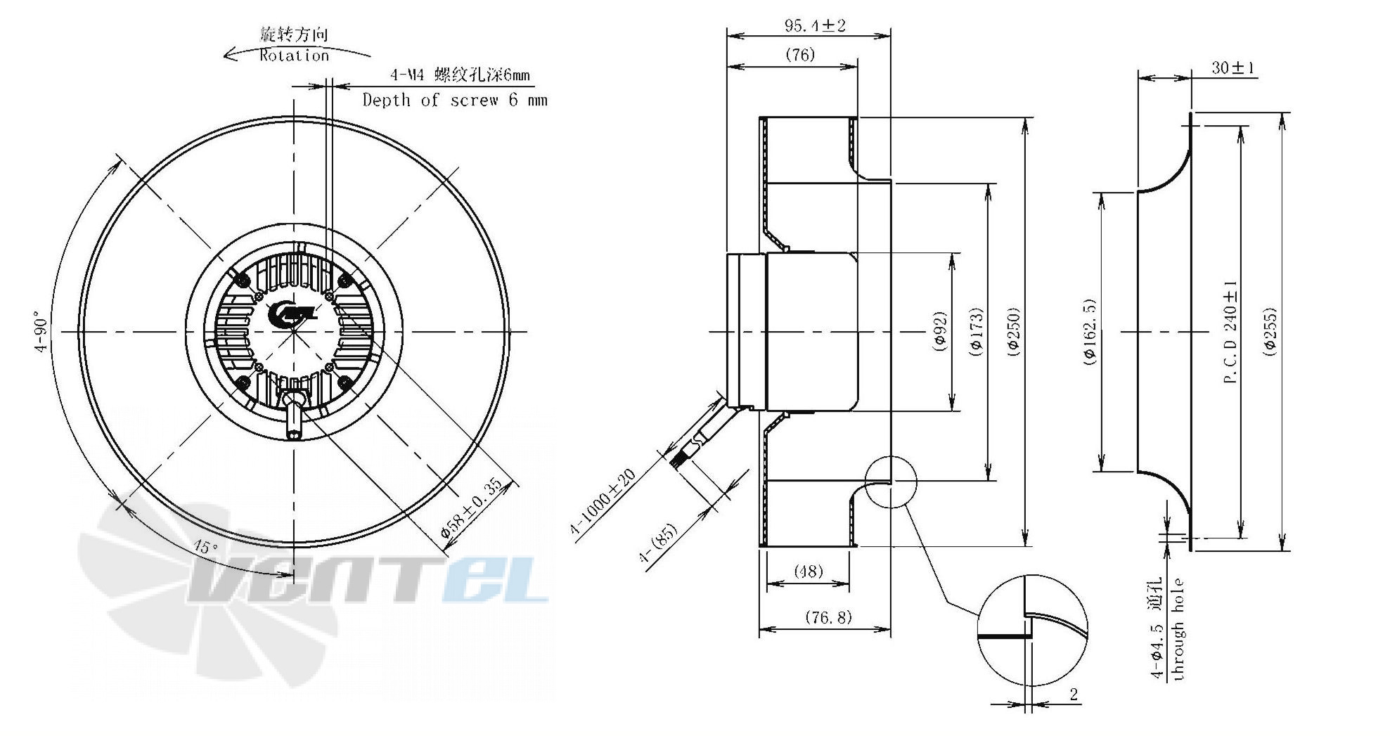 AFL AFL B3P250-DC092-001 - описание, технические характеристики, графики