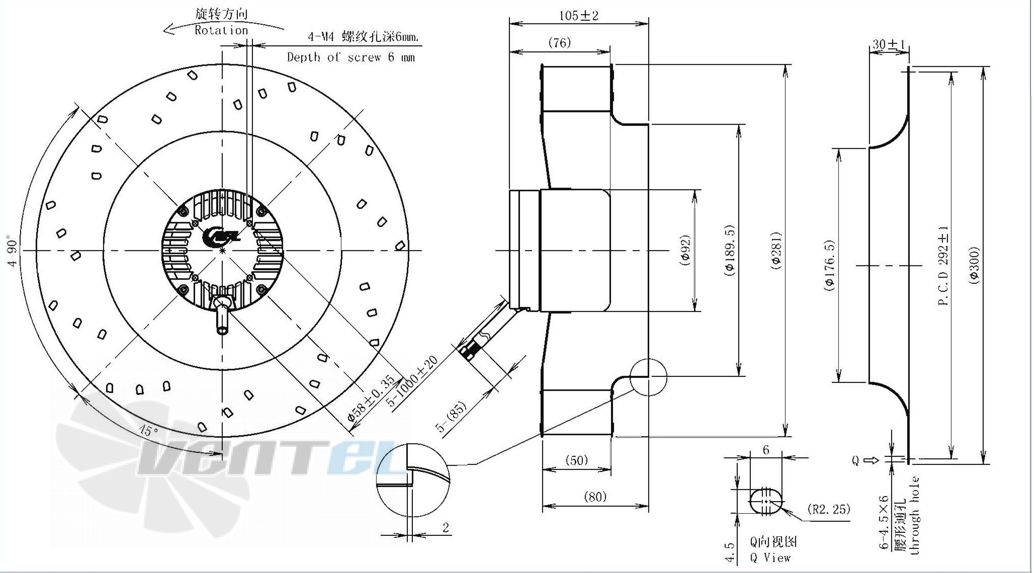 AFL AFL B3P280-DC092-004 - описание, технические характеристики, графики