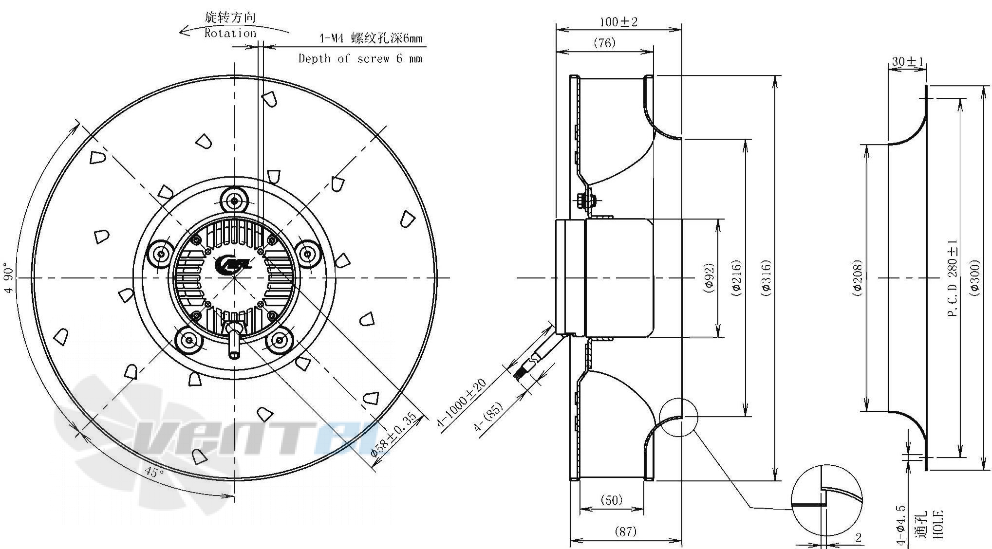 AFL AFL B3P310-DC092-001 - описание, технические характеристики, графики