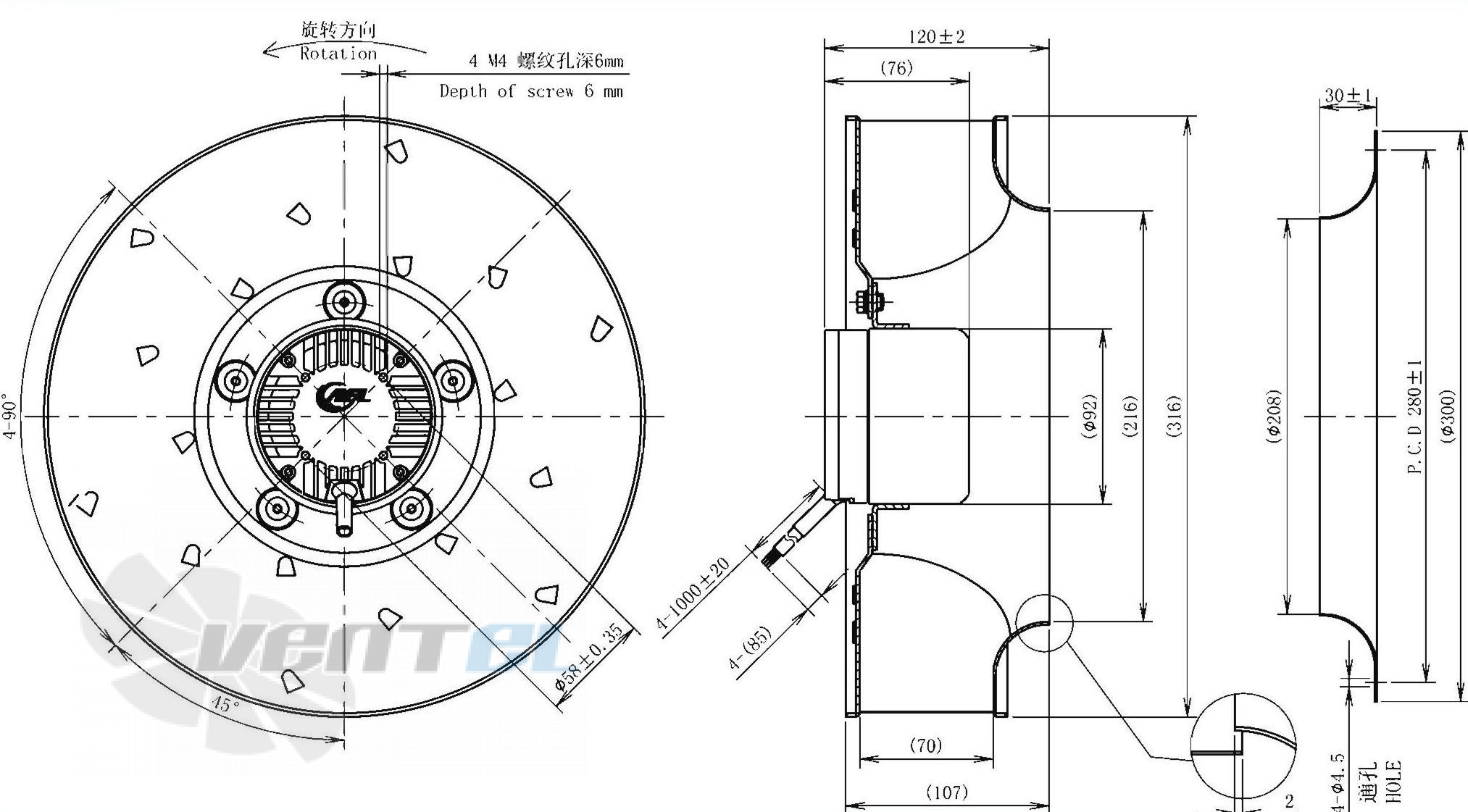 AFL AFL B3P310-DC092-003 - описание, технические характеристики, графики