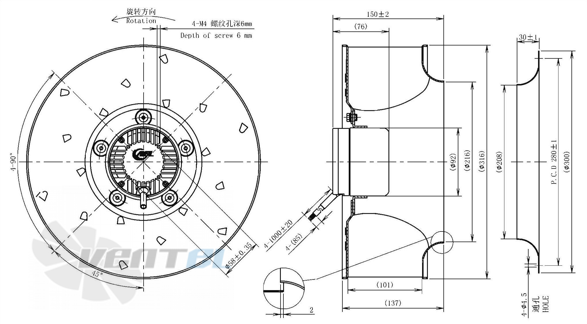 AFL AFL B3P310-DC092-005 - описание, технические характеристики, графики