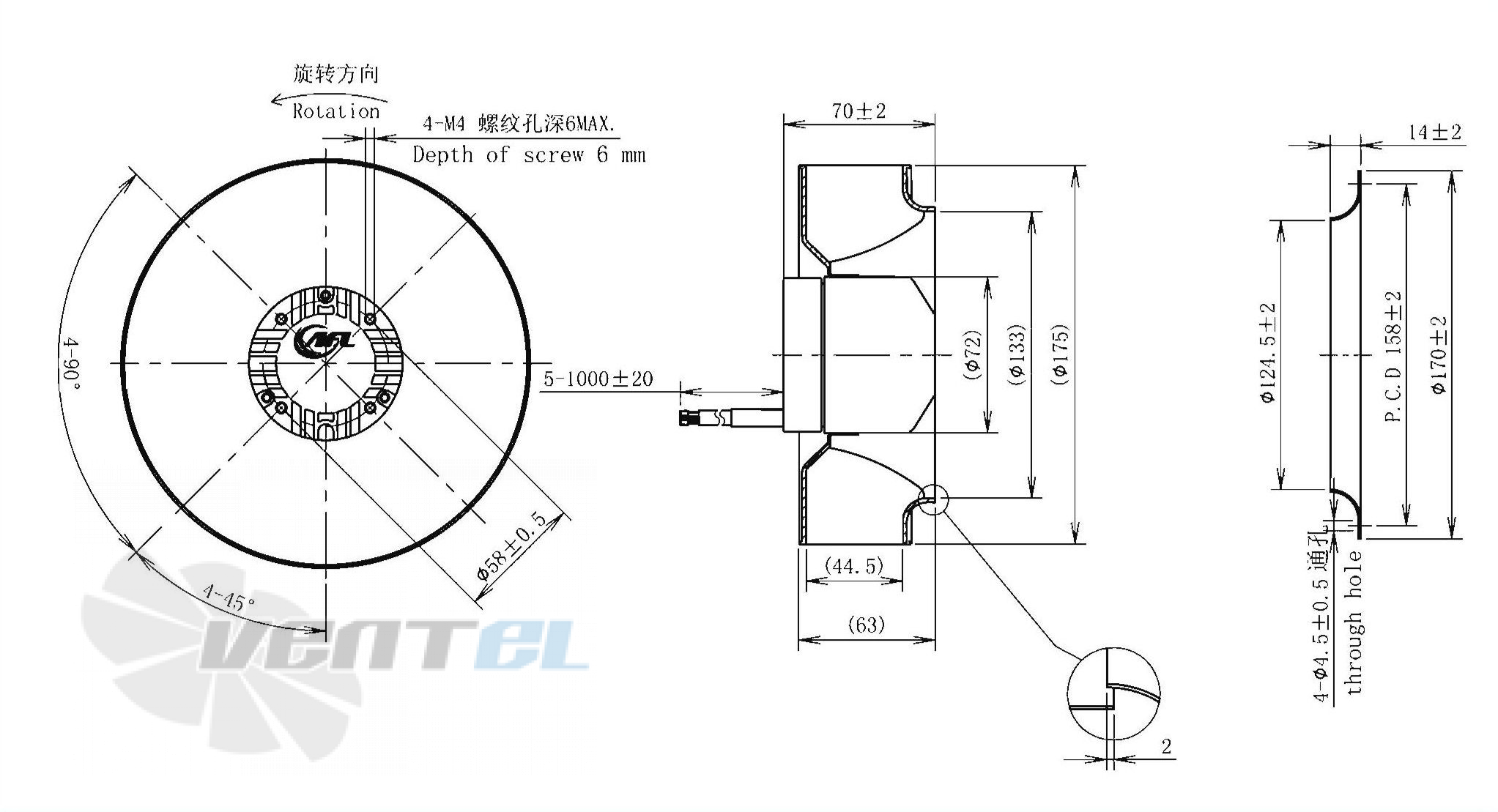 AFL AFL B3P175-DC072-002 - описание, технические характеристики, графики