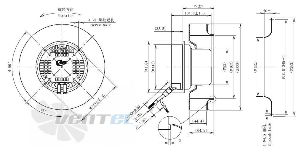 AFL AFL B3P220-EC092-100 - описание, технические характеристики, графики