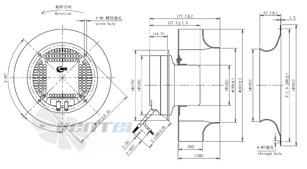 AFL AFL B3P280-EC102-010 - описание, технические характеристики, графики