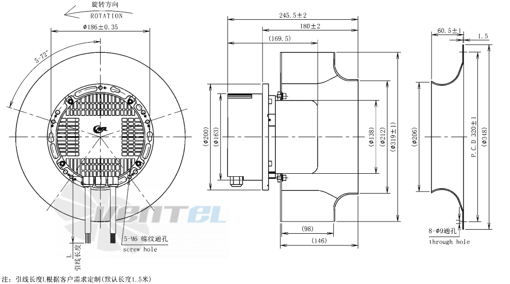 AFL AFL B3P310-EC137-200 - описание, технические характеристики, графики