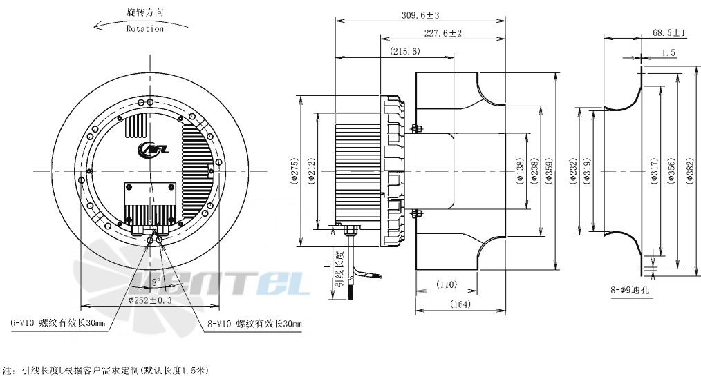 AFL AFL B3P355-EC137-900 - описание, технические характеристики, графики