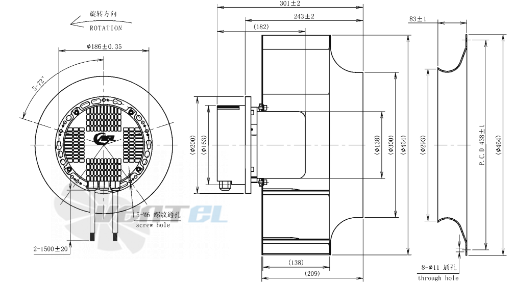 AFL AFL B3P450-EC137-100 - описание, технические характеристики, графики