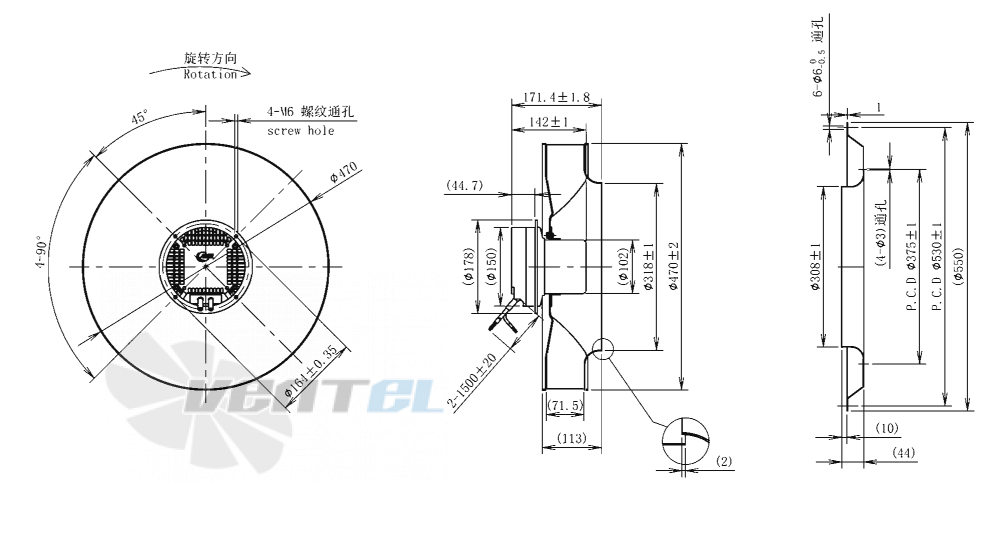 AFL AFL B3P470-EC102-017 - описание, технические характеристики, графики