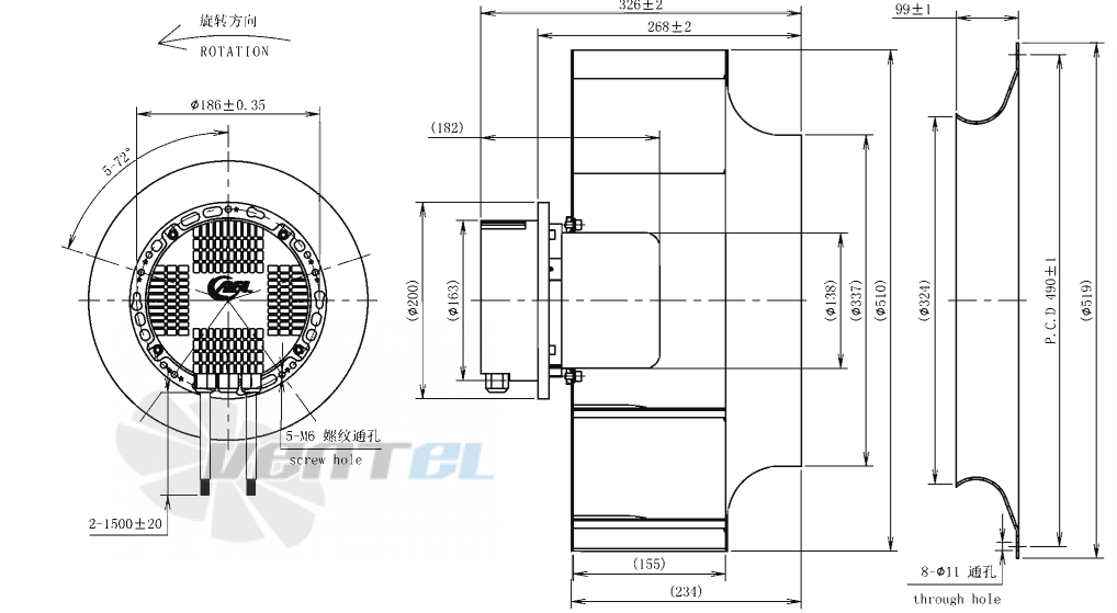 AFL AFL B3P500-EC137-100 - описание, технические характеристики, графики