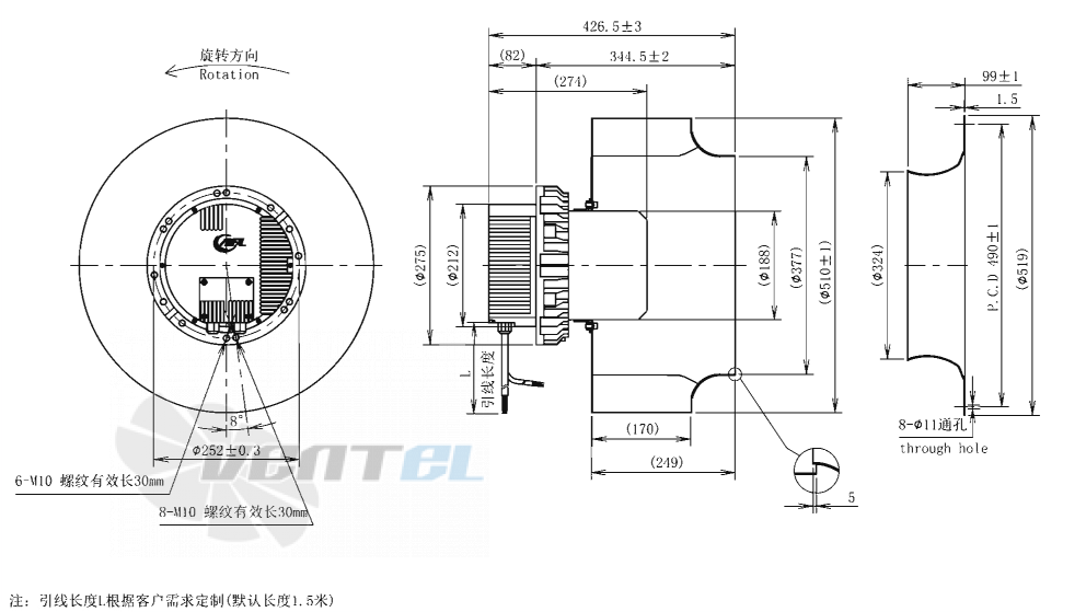 AFL AFL B3P500-EC188-001 - описание, технические характеристики, графики