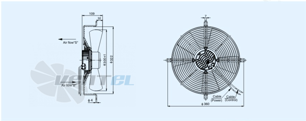 Sanmu ECF(K)6E300-PZA5BC0 - описание, технические характеристики, графики