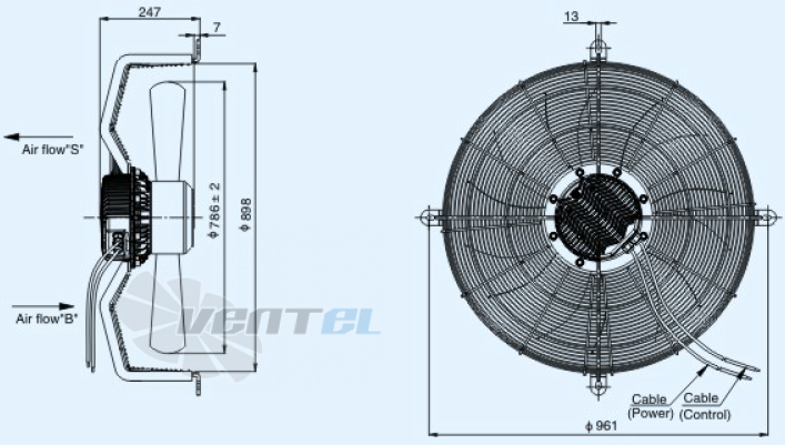 Sanmu ECF-K-8D800-PZB7BC0 - описание, технические характеристики, графики