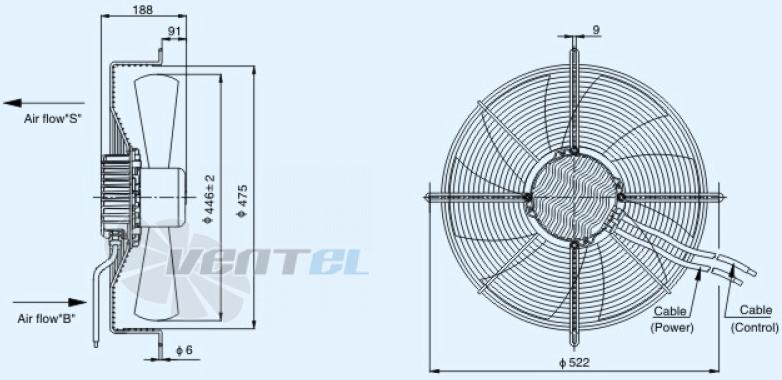 Sanmu ECF-K-8E450-PZB6BC0 - описание, технические характеристики, графики