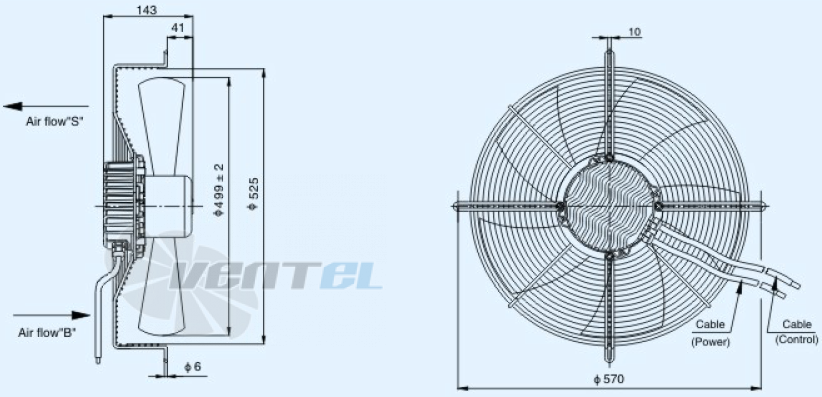 Sanmu ECF-K-8E500-PZB5SC0 - описание, технические характеристики, графики