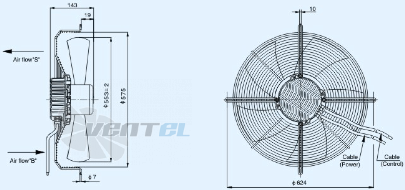 Sanmu ECF-K-8E550-PZB5SC0 - описание, технические характеристики, графики