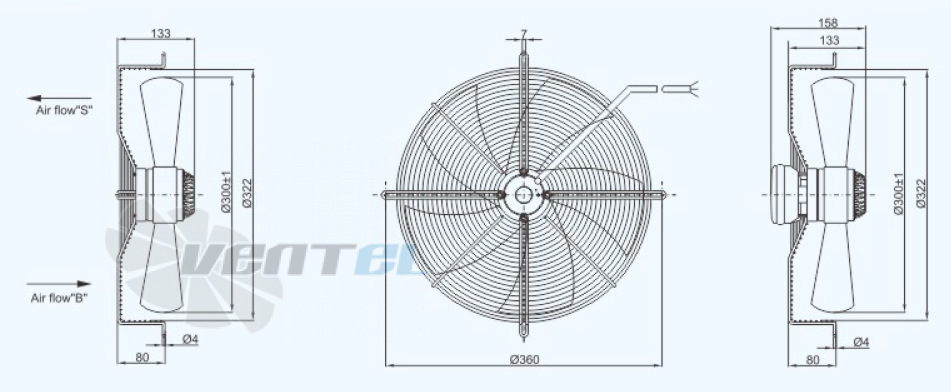 Sanmu YWF(K)2D300-ZX01 - описание, технические характеристики, графики