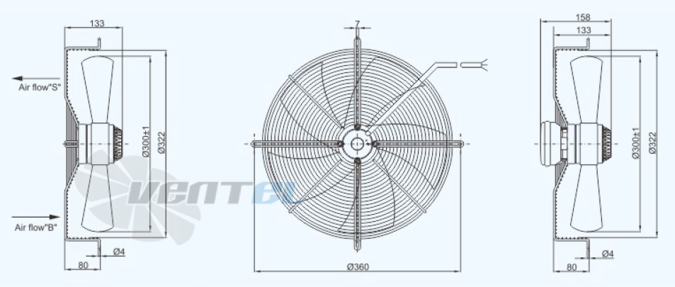 Sanmu YWF(K)2E300-Z - описание, технические характеристики, графики