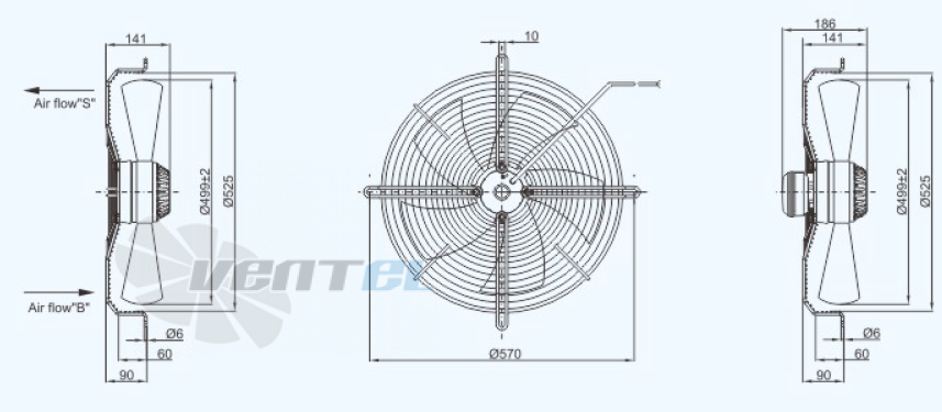 Sanmu YWF(K)4D500-Z - описание, технические характеристики, графики