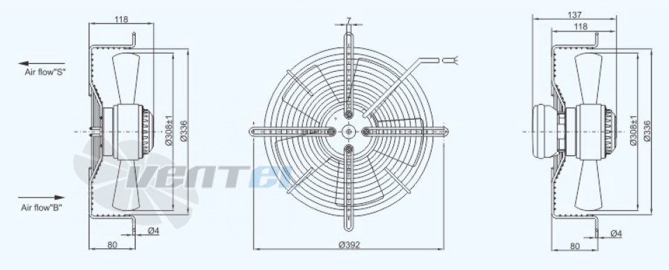 Sanmu YWF(K)4E315-Z - описание, технические характеристики, графики