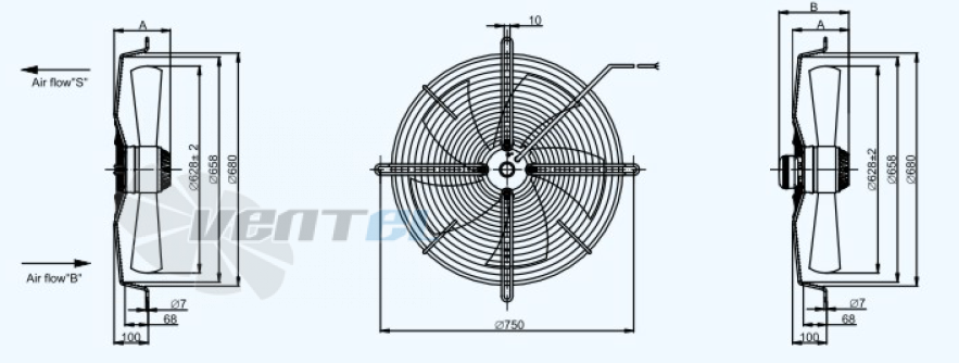 Sanmu YWF(K)6D630-Z - описание, технические характеристики, графики