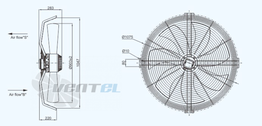 Sanmu YWF(K)6D910-Z - описание, технические характеристики, графики