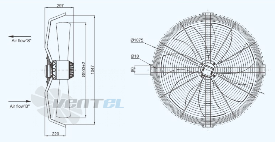 Sanmu YWF(K)6D910-ZX04 - описание, технические характеристики, графики