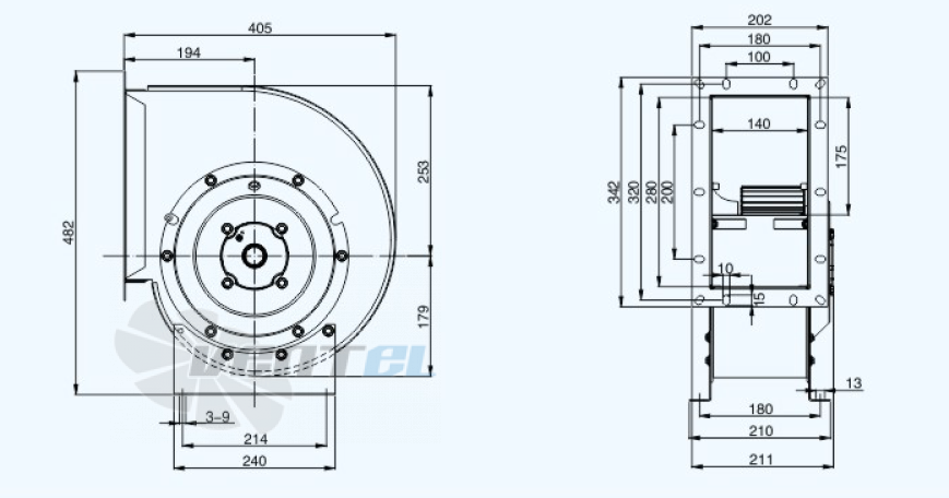 Sanmu YWF-K-4D225-GQ-R - описание, технические характеристики, графики