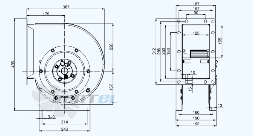Sanmu YWF-K-4E200-GQ-R - описание, технические характеристики, графики
