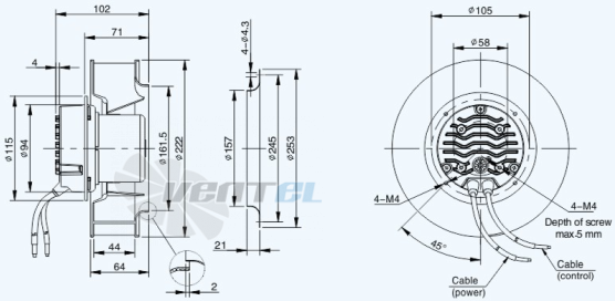 Sanmu ECF-K-4E220-PLHDAJ0 - описание, технические характеристики, графики
