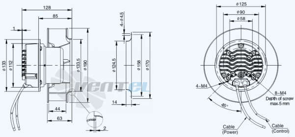 Sanmu ECF-K-6E192-PLHDAJ1 - описание, технические характеристики, графики