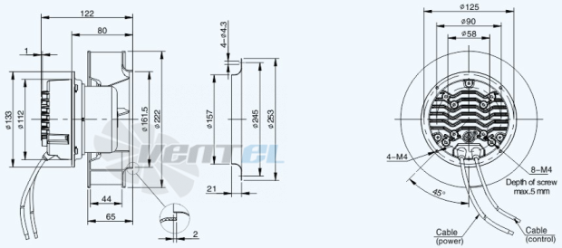 Sanmu ECF-K-6E220-PLHDAJ0 - описание, технические характеристики, графики