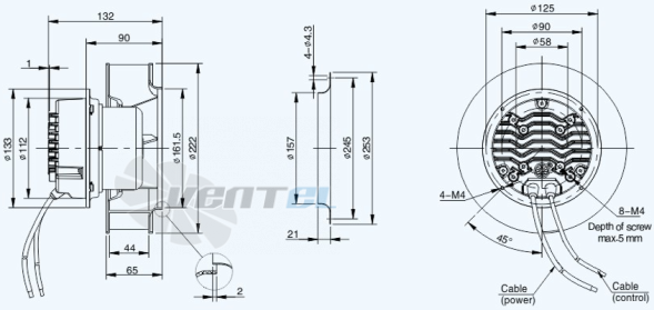 Sanmu ECF-K-6E220-PLHDAJ1 - описание, технические характеристики, графики