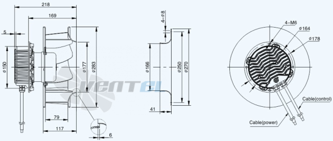 Sanmu ECF-K-6E250-PLHDAJ2 - описание, технические характеристики, графики