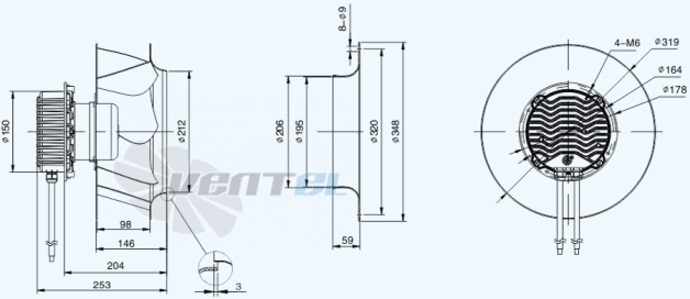 Sanmu ECF-K-6E310-PLHDAJ4 - описание, технические характеристики, графики