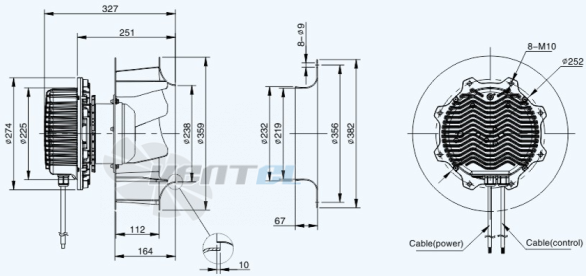 Sanmu ECF-K-8D355-PLHDAJ7 - описание, технические характеристики, графики