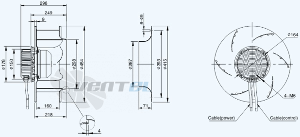 Sanmu ECF-K-8E450-PLHDAJ0 - описание, технические характеристики, графики