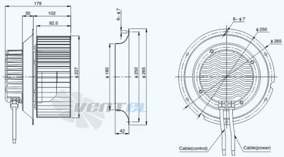 Sanmu ECF-K-8E225-PLQDAJ0 - описание, технические характеристики, графики