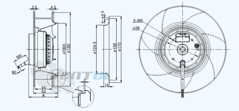 Sanmu YWF(K)2E192-GH - описание, технические характеристики, графики