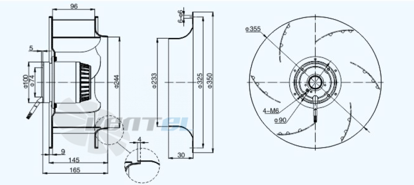 Sanmu YWF(K)4E355-GH - описание, технические характеристики, графики