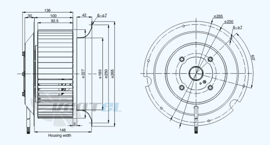 Sanmu YWF(K)6D225-GQ - описание, технические характеристики, графики